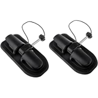 Los mejores  - FLAMEER 2 Piezas 200mm X 90mm Kayak Oar Lock Patch Mount para La Pesca En Bote Inflable Kayak Dinghy